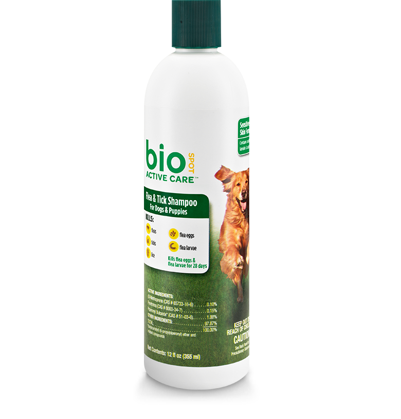 Flea & Tick Shampoo for Dogs & Puppies